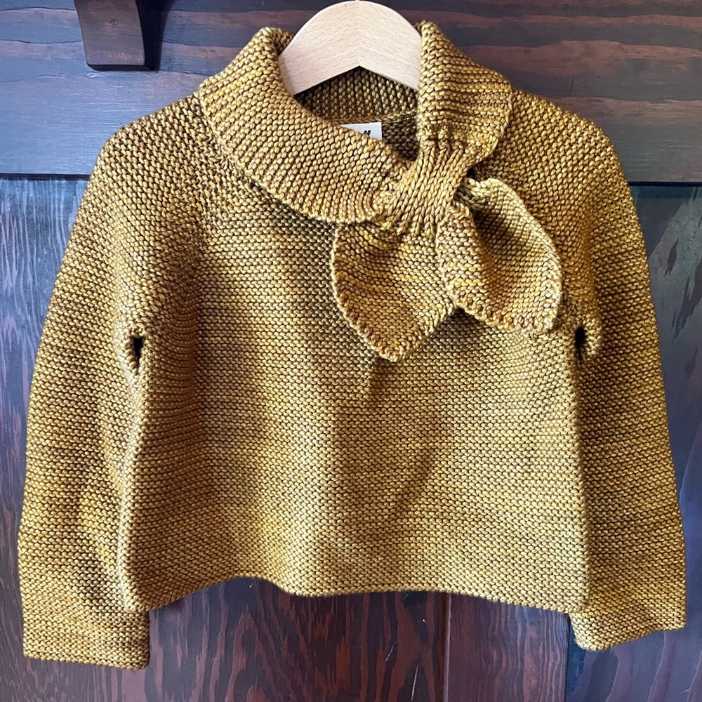 Spun gold scout pullover 3y